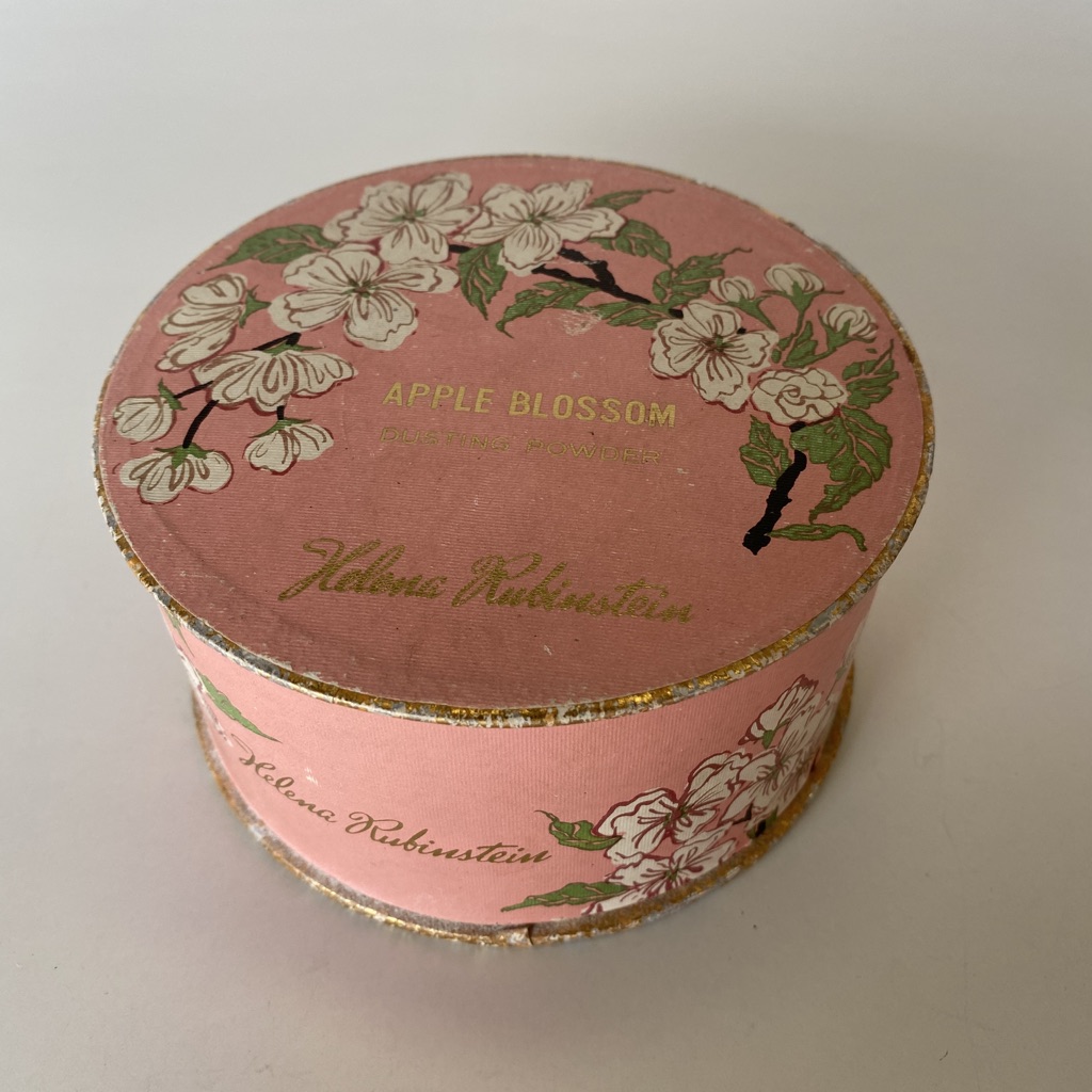 POWDER BOX, Vintage Pink Blossom Helena Rubinstein